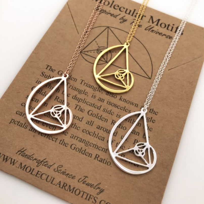 Math-Themed Jewelry retirement gifts for a teacher