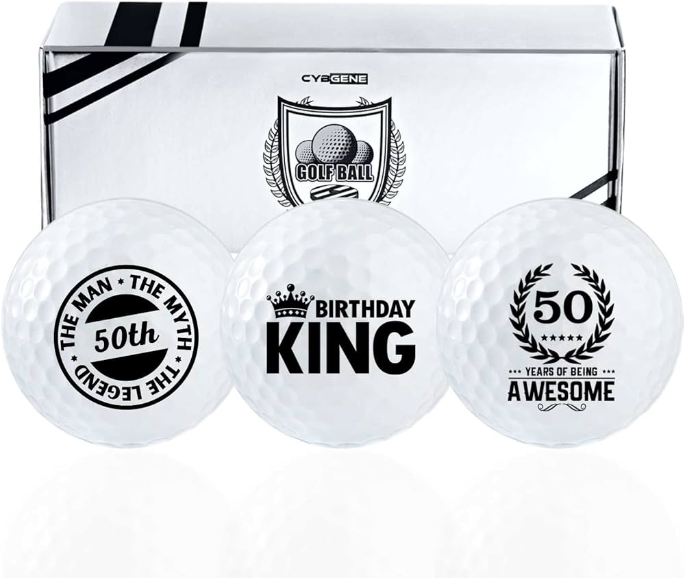 best 50th birthday gifts for him - golf kit