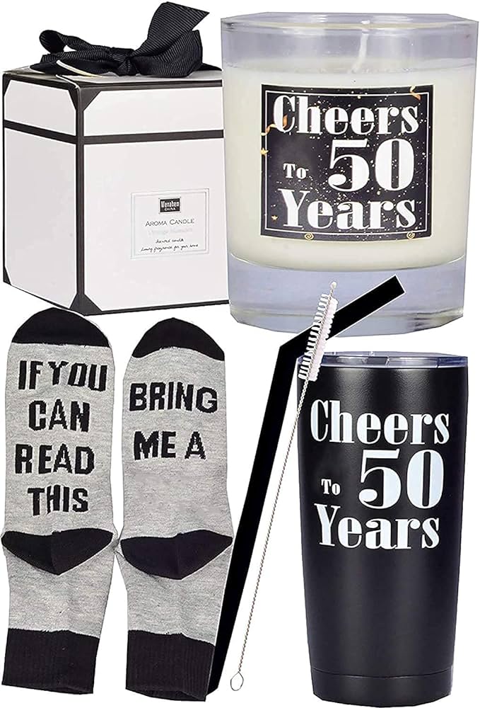 best 50th birthday gifts for him - cups or tumbler