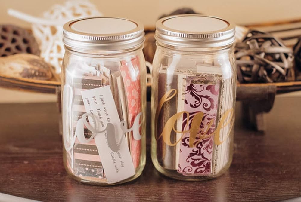 best anniversary gifts for her - love jar