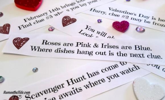 best anniversary gifts for her - love letter treasure hunt