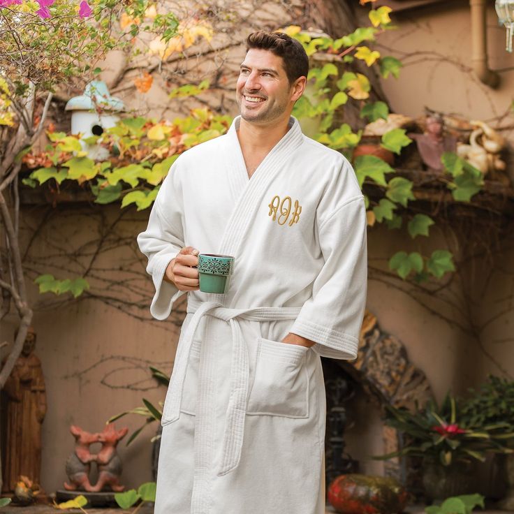 best anniversary gifts for him - personalized robe