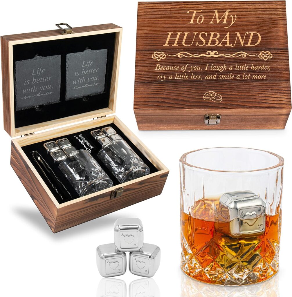 best anniversary gifts for him - whiskey set