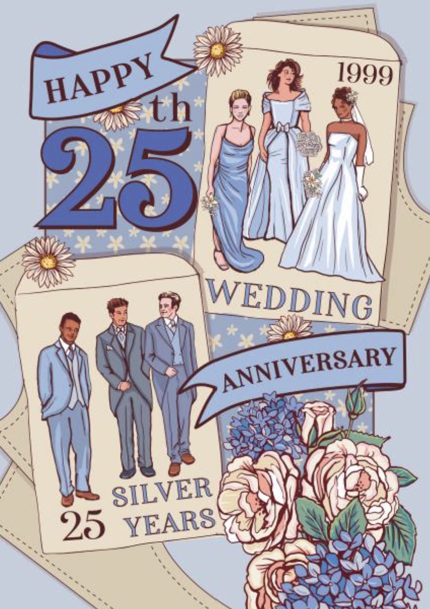 Celebrate The Silver Wedding Anniversary