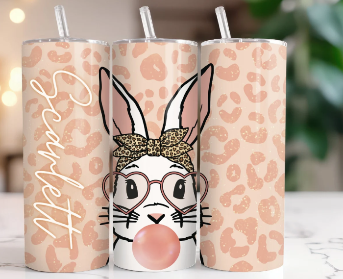 Personalised Bunny Tumblers for Teen Girls on Easter