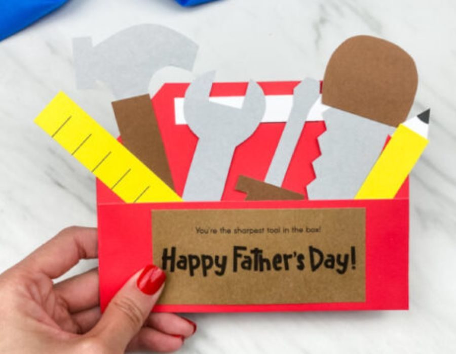 Toolbox fathers day crafts for preschool