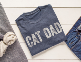 Cat t shirt for dad